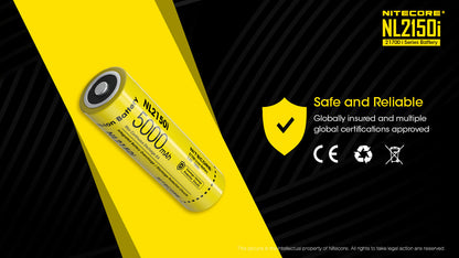 Nitecore 21700 i Series Li-Ion Battery - NL2150i