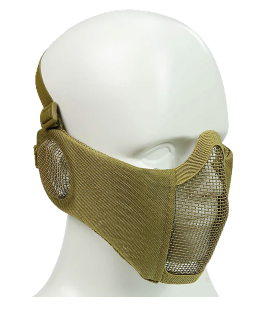 Bravo V4 Strike Metal Mesh Face Mask with Ear Protection