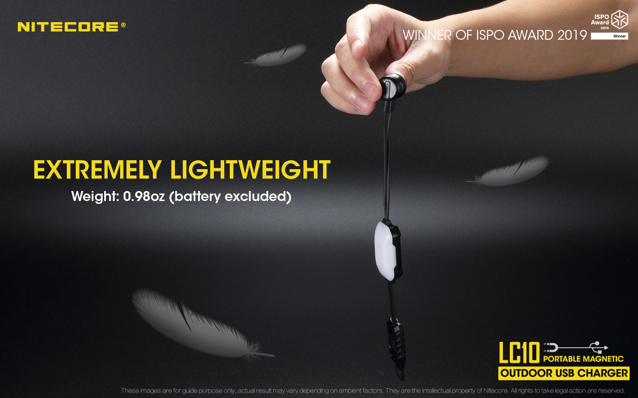 Nitecore Portable Magnetic USB Charger - LC10