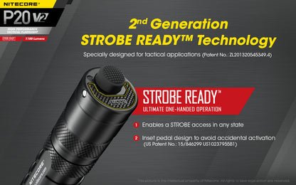 Nitecore P20 V2 Tactical LED Light