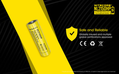 Nitecore 5000mAh Rechargeable Battery - NL2150HP