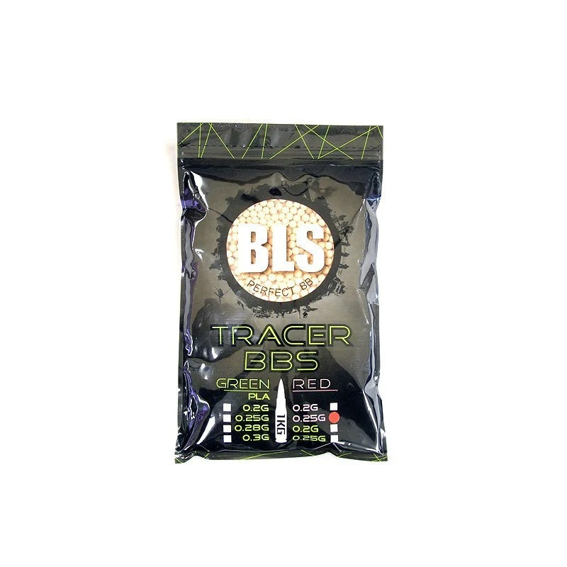 Tracer 0.25G BLS 4000rds 1KG BIO BBs - Red