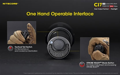 Nitecore Dual Output Tactical IR Flashlight - CI7