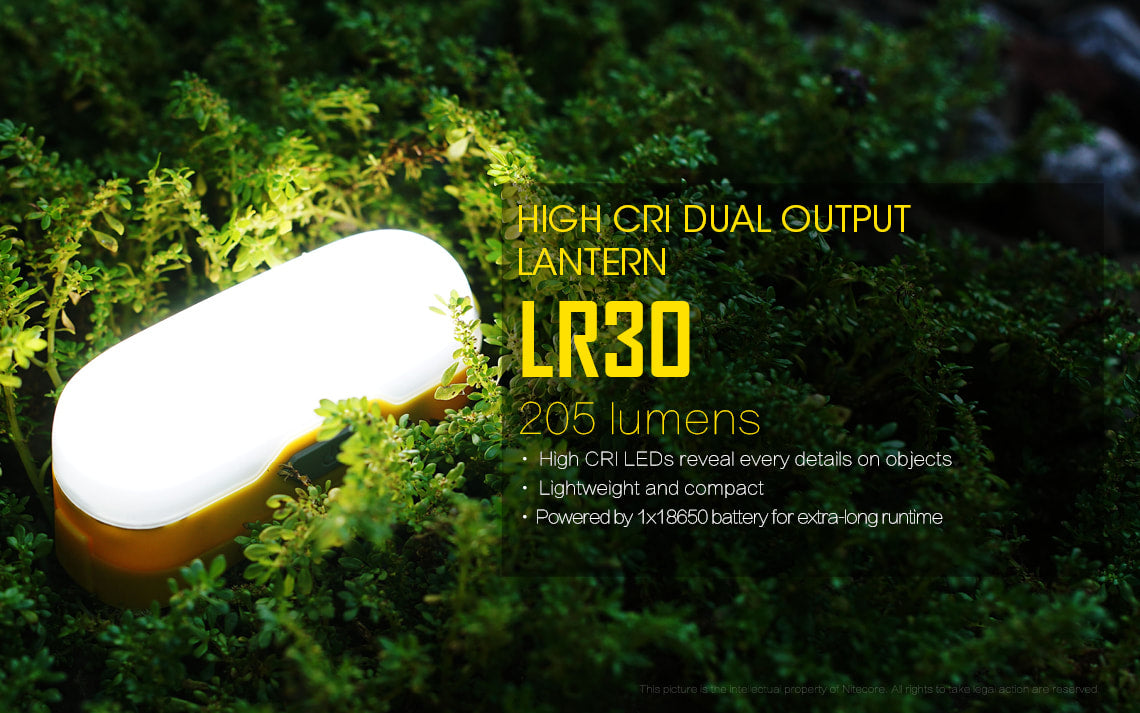 Nitecore Camping Lantern - LR30 Green