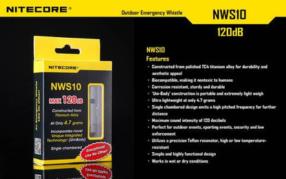 Nitecore Emergency Whistle NWS10