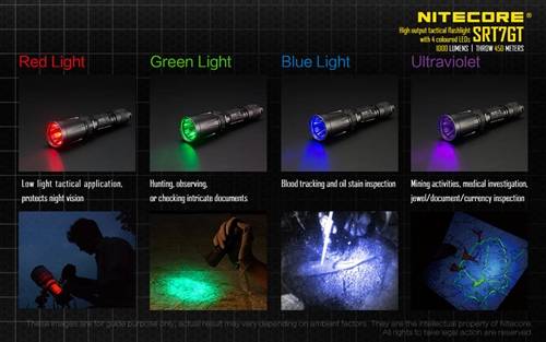 Nitecore SRT7GT Variable Tactical LED Light