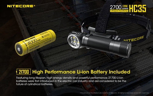 Nitecore Next Generation 21700 High Performance Headlamp - HC35