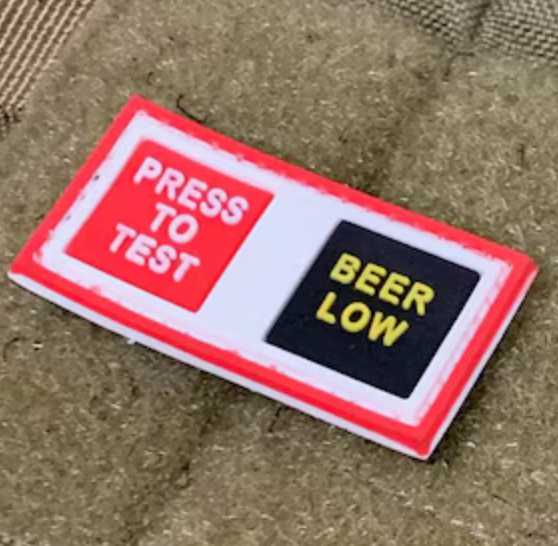 PVC Patch - "Beer Low"