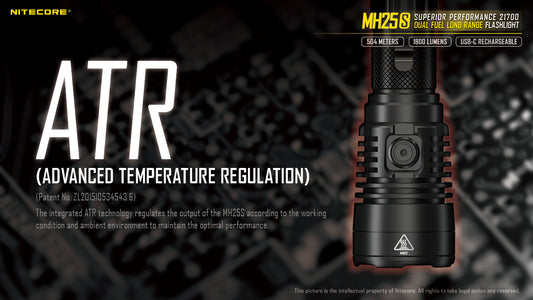 Nitecore Dual Fuel Long Range Flashlight - MH25S