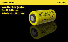 Nitecore Non-Rechargable CR123 Battery