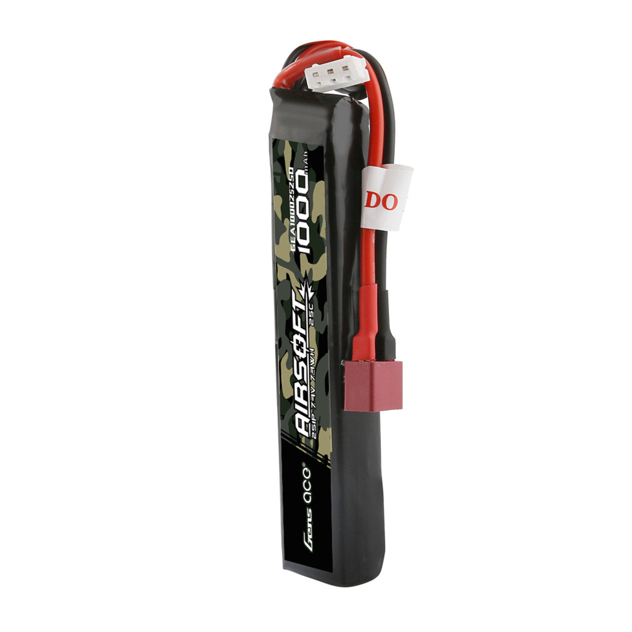 Gens ace 25C 1000mAh 7.4V Battery - Deans - Short Stick