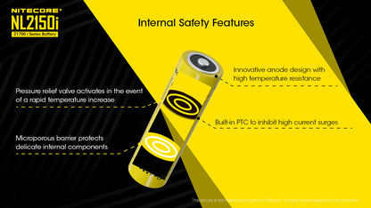 Nitecore 21700 i Series Li-Ion Battery - NL2150i