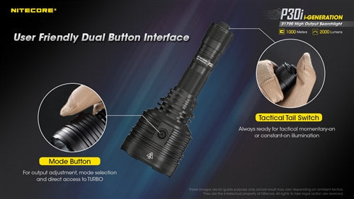 Nitecore i-Generation Flashlight - P30i