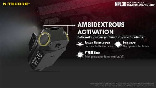 Nitecore NPL30 Weapon Light