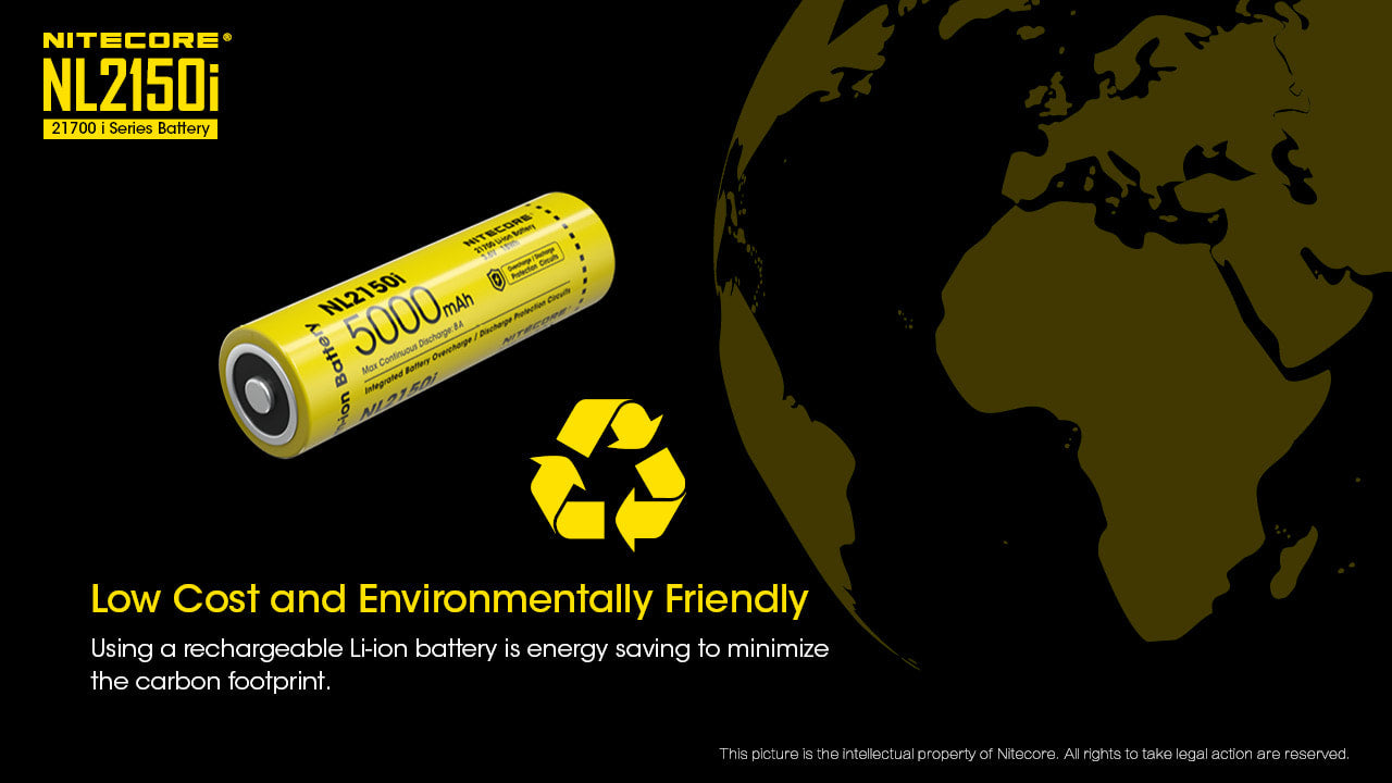 Nitecore 21700 i Series Li-Ion Battery - NL2150i