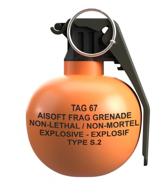 TAGINN TAG-67 Frag Grenade BBs (Simulation)