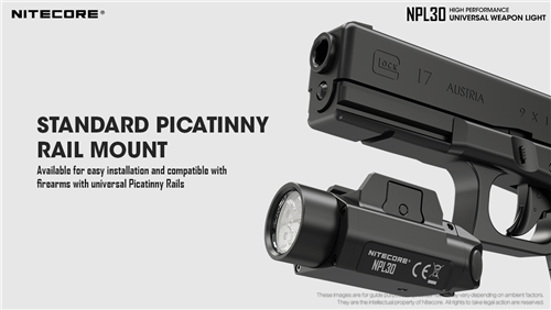 Nitecore NPL30 Weapon Light