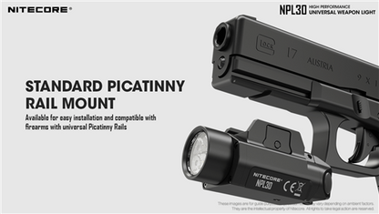 Nitecore NPL30 Weapon Light