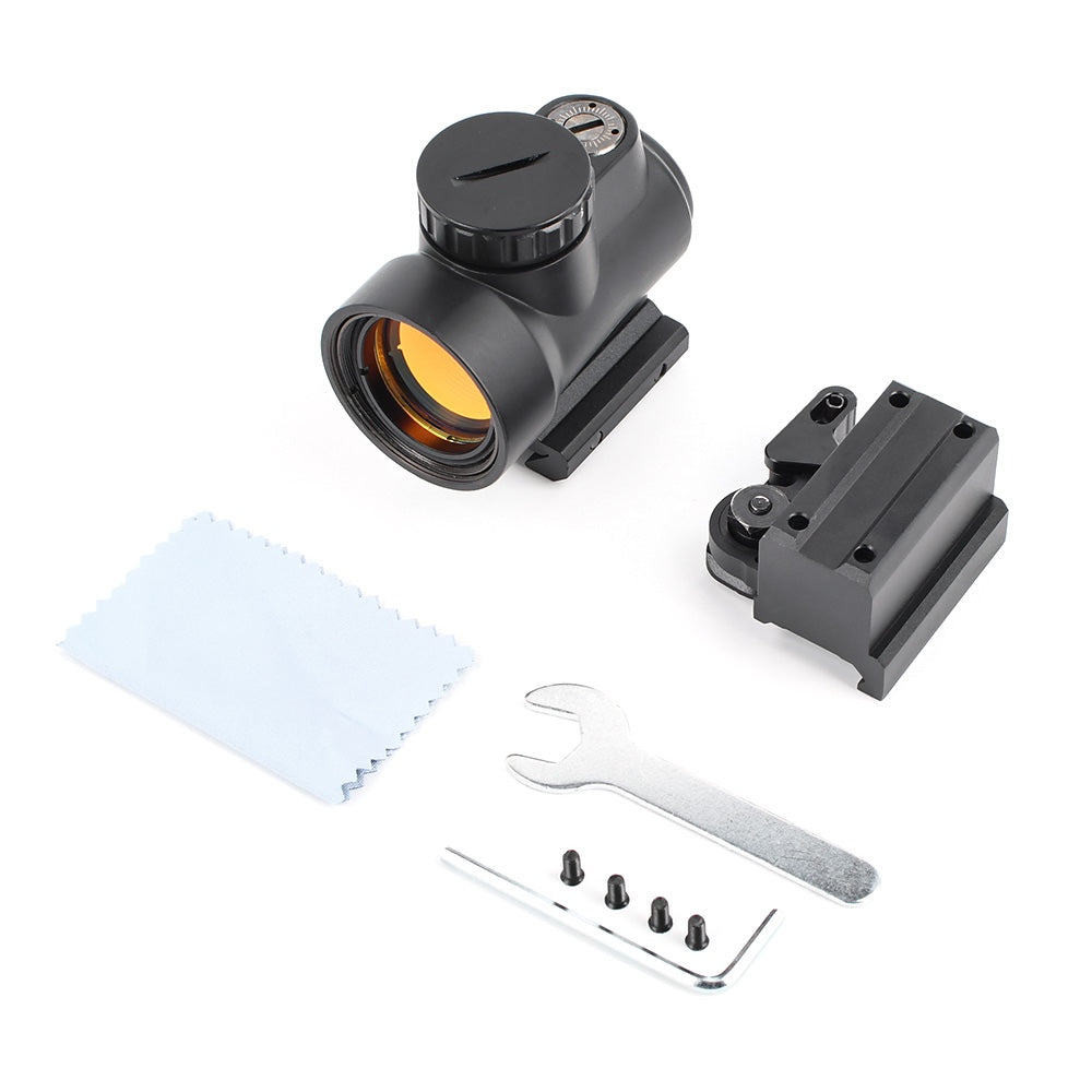 Aim-O MRO Red Dot w/QD Riser Mount & Low Mount - BLK