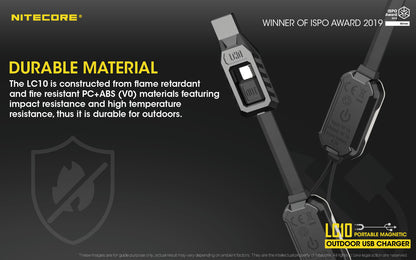Nitecore Portable Magnetic USB Charger - LC10