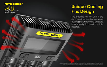 Nitecore USB 4-Slot Superb Charger - UMS4
