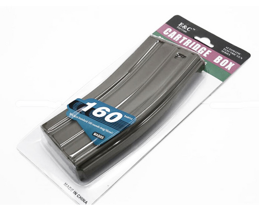 E&C Metal M4 160rds Midcap Magazine - BLK
