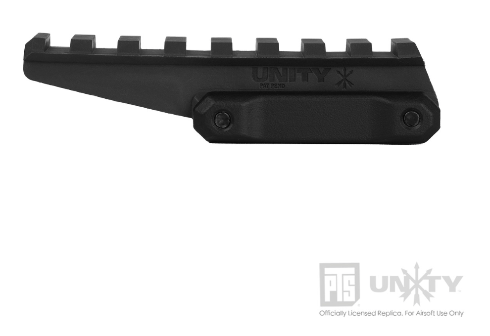 PTS Unity Tactical FAST Optic Riser - Dupont Polymer, BLK