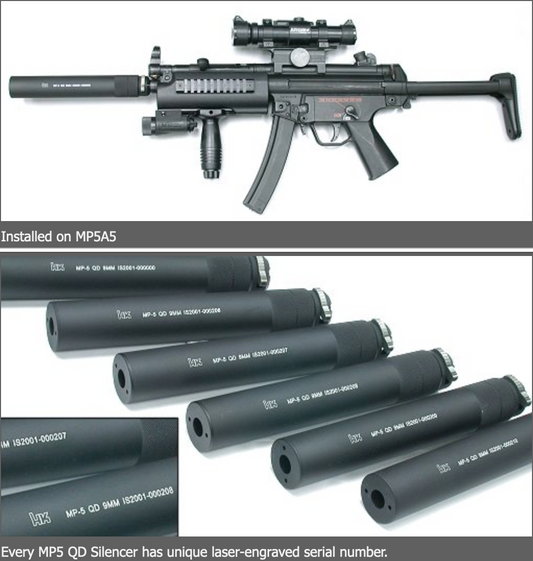 Guarder MP5 Quick Detachable Silencer