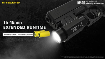 Nitecore NPL30 Weapon Light