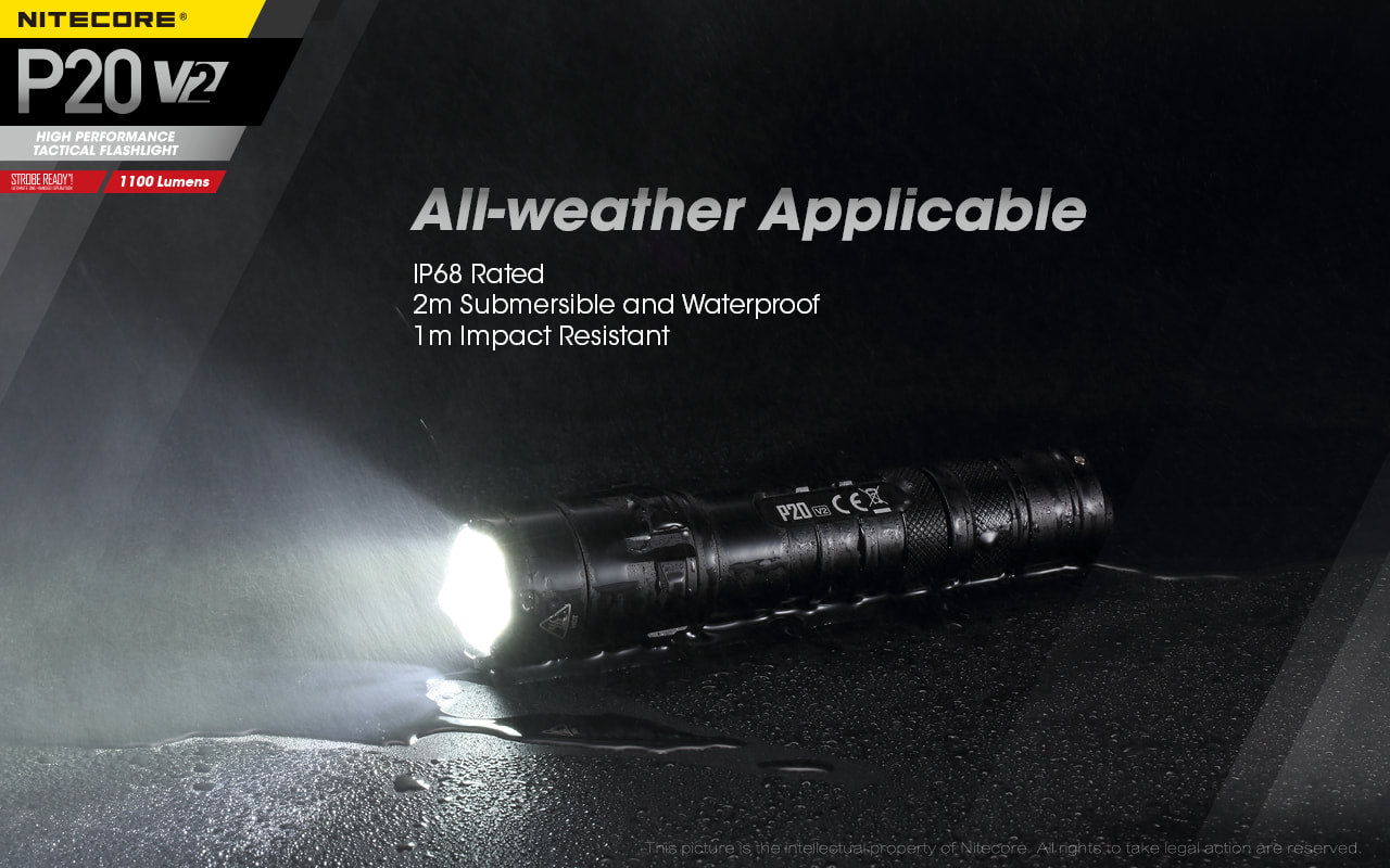 Nitecore P20 V2 Tactical LED Light
