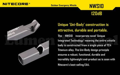 Nitecore Emergency Whistle NWS10
