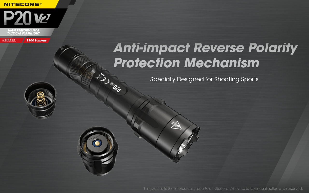 Nitecore P20 V2 Tactical LED Light