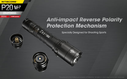 Nitecore P20 V2 Tactical LED Light