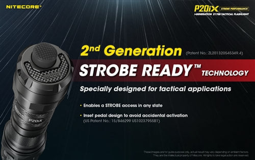 Nitecore i-Generation 21700 Tactical Flashlight - P20iX
