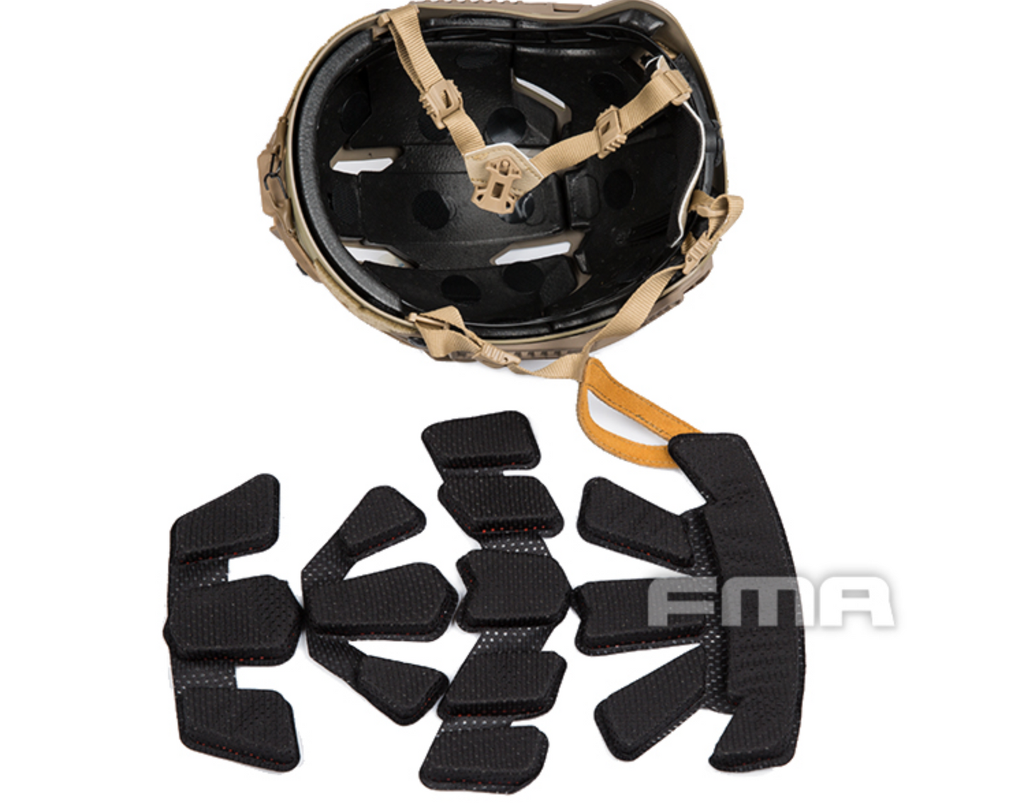 FMA Caiman Bump Helmet (New Liner Gear Adj.) - M/L - BK