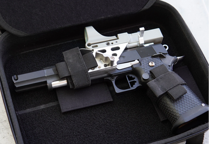 Echo1 Polypropylene Pistol Case in Black - Carbon Fibre Pattern