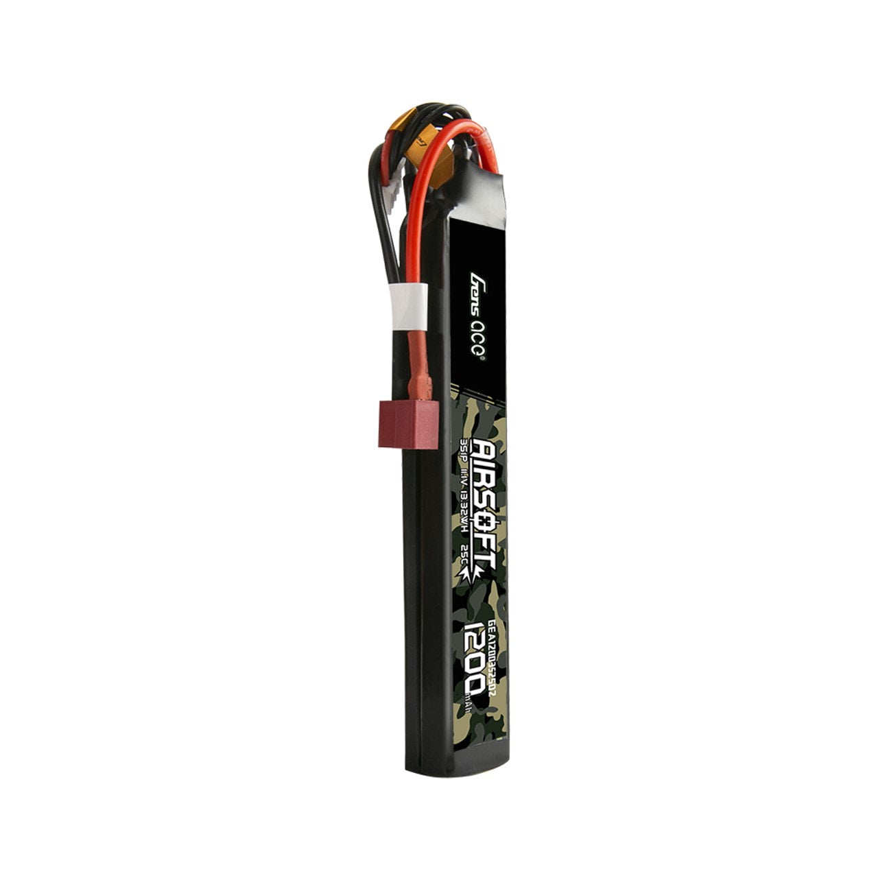 Gens ace 25C 1200mAh 11.1V Battery - Deans - Split