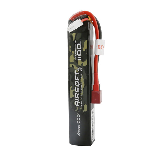 Gens ace 25C 1100mAh 11.1V Battery - Deans - Short Stick