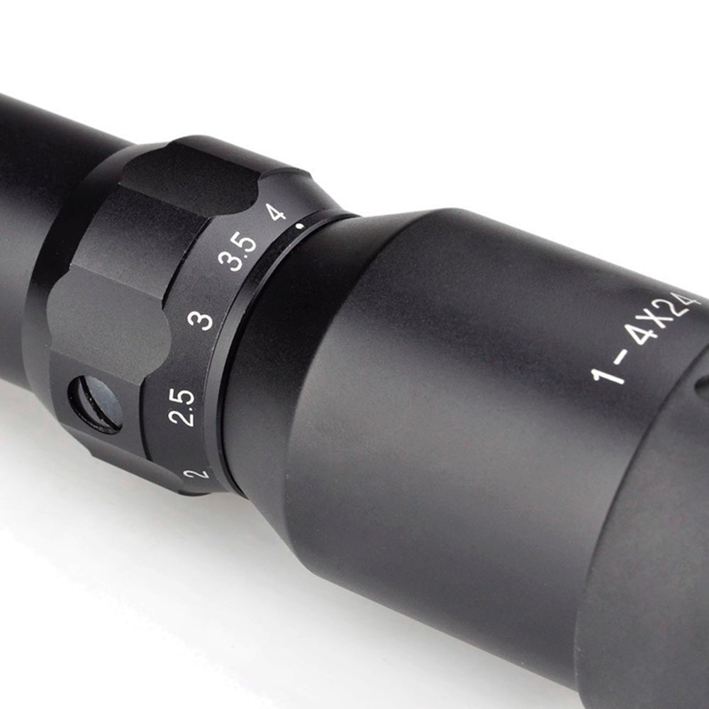 Aim-O 1-4x24 Tactical Scope - BLK