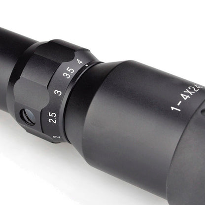Aim-O 1-4x24 Tactical Scope - BLK