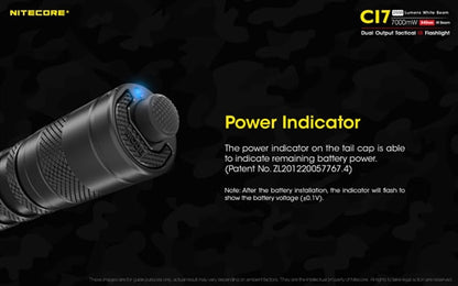 Nitecore Dual Output Tactical IR Flashlight - CI7
