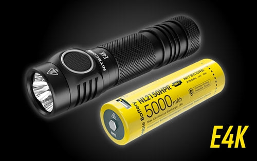 Nitecore 21700 Compact EDC Flashlight - E4K