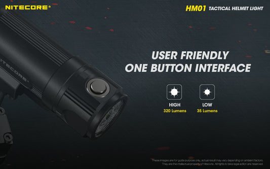 Nitecore Tactical Helmet Light - HM01
