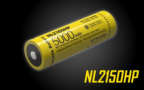 Nitecore 5000mAh Rechargeable Battery - NL2150HP