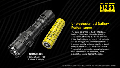 Nitecore 21700 i Series Li-Ion Battery - NL2150i