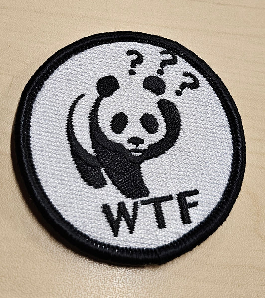 Embroidery Patch - Panda WTF