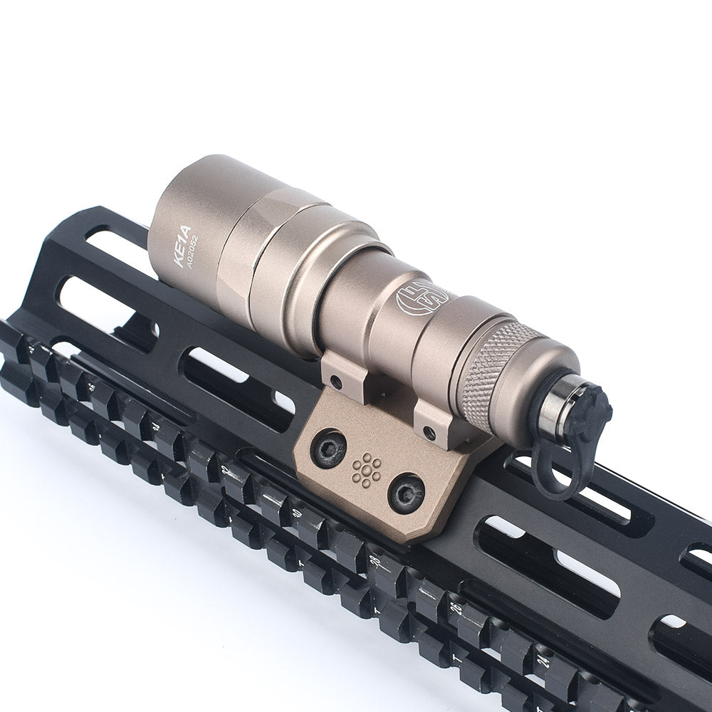 WADSN M-LOK & Keymod Mini Offset Flashlight Base for M300 & M600