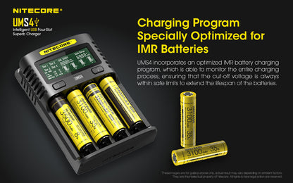 Nitecore USB 4-Slot Superb Charger - UMS4