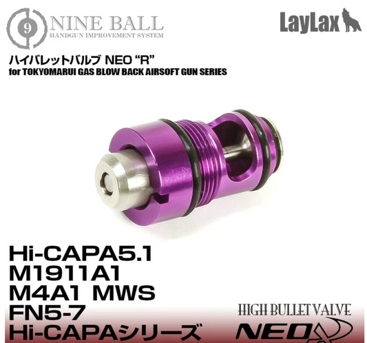 Nineball High Flow Gas Release Valve for TM GBB