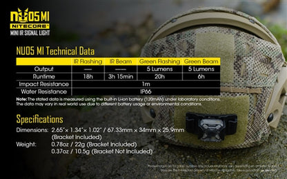 Nitecore Mini Signal Light - NU05 MI